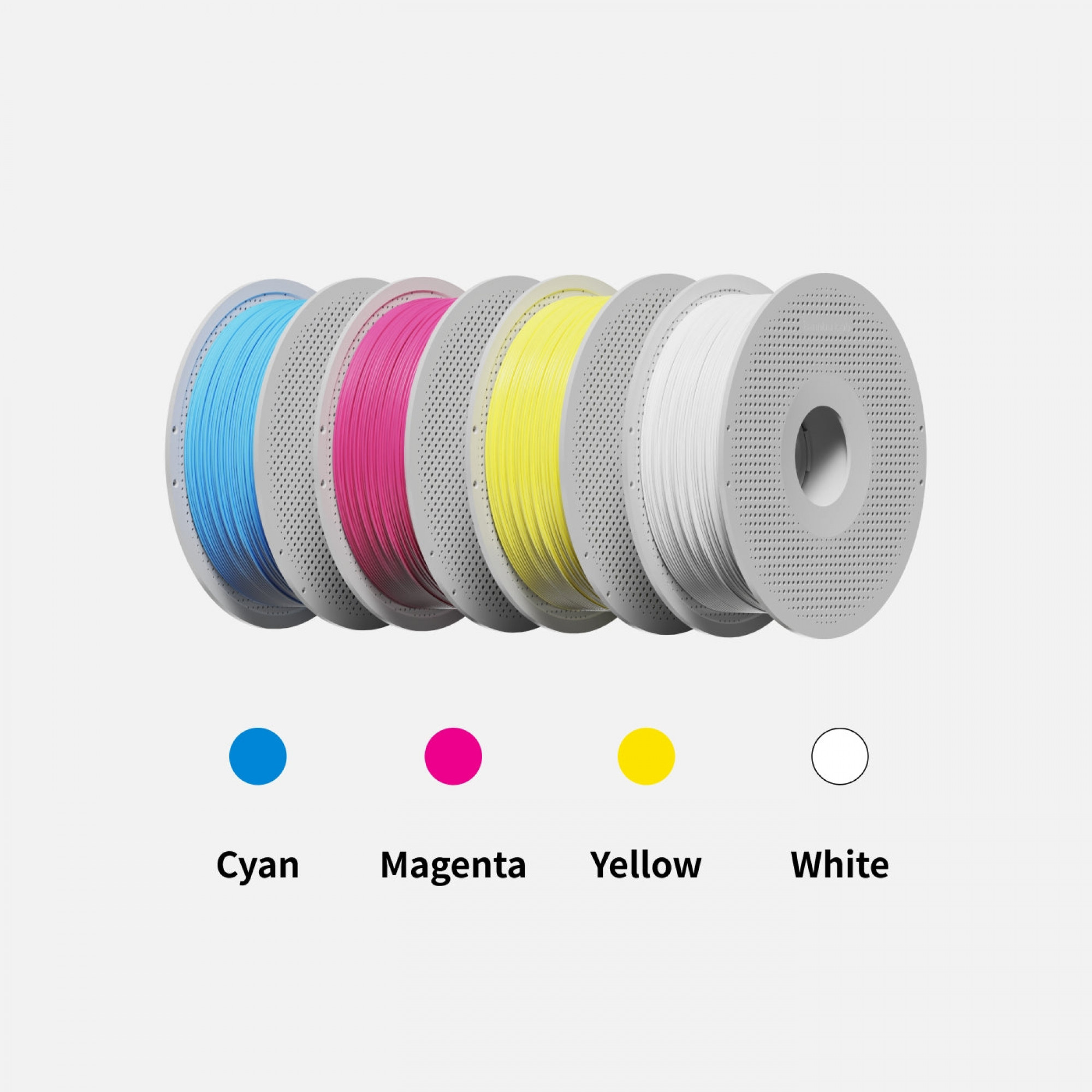 Набор для печати литофаний и цветных моделей PLA CMYK Lithophane Bundle